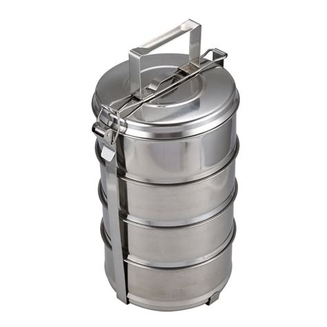 stainless steel camping box|stackable storage containers for camping.